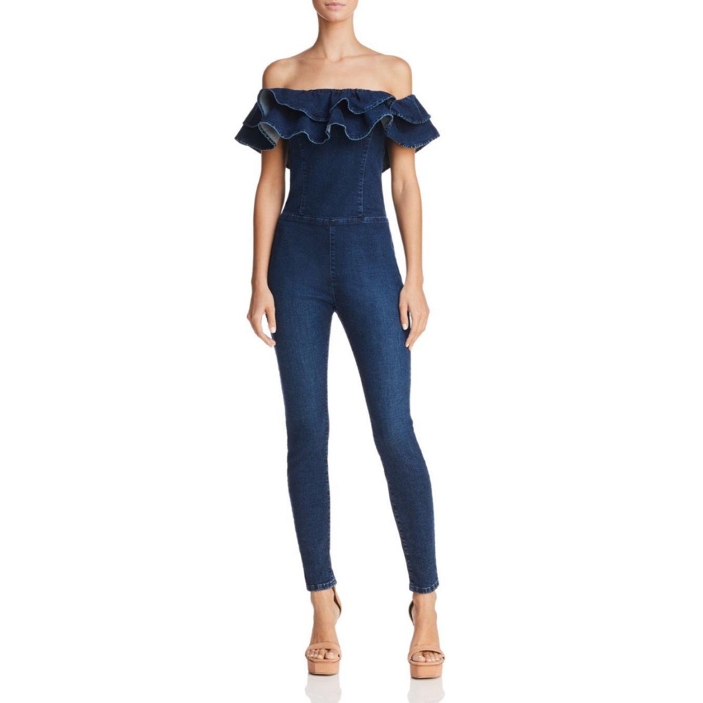 Fashion Nova Denim Jumpsuit